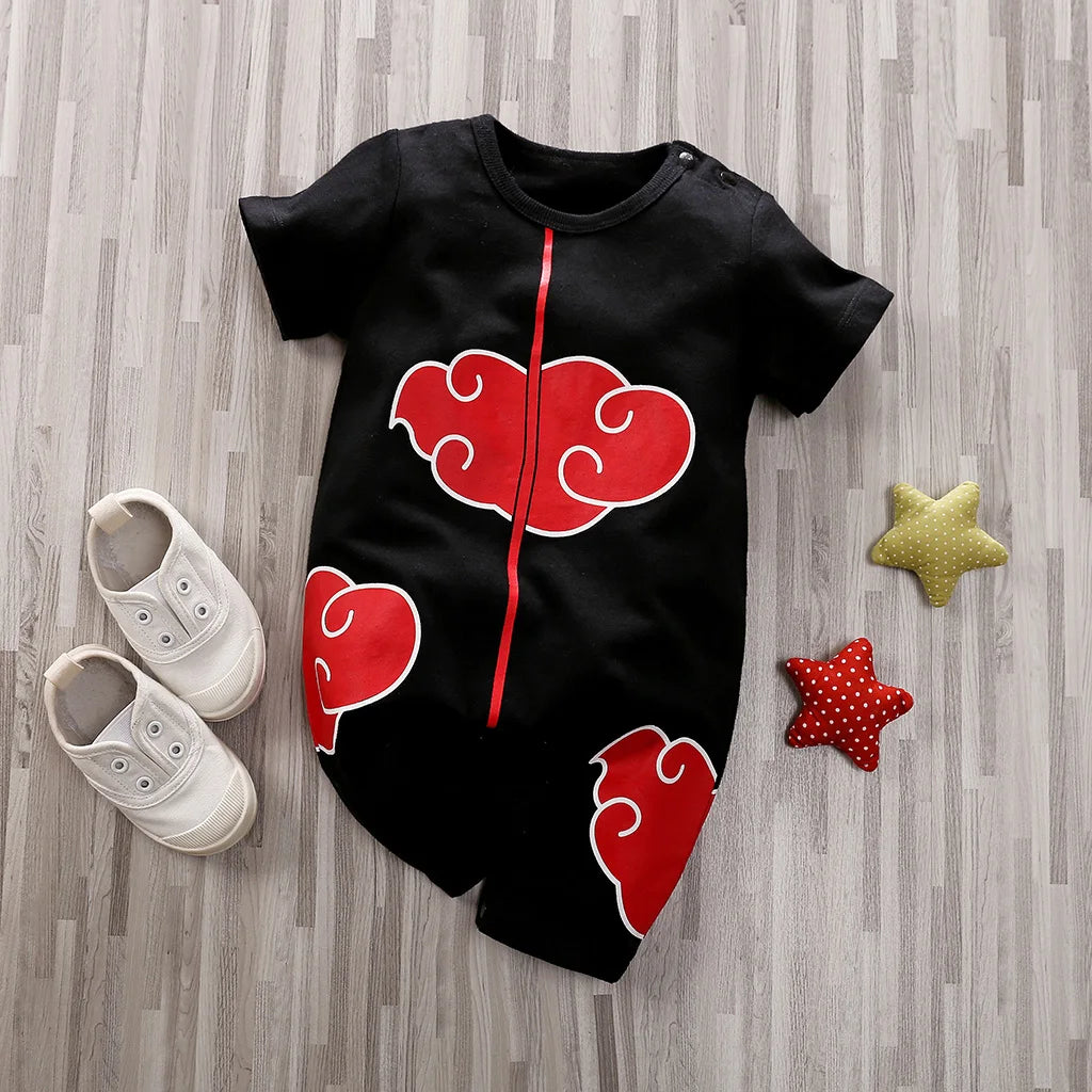 Baby Anime Cosplay Romper – Dragon & Demon Slayer (0-18M)