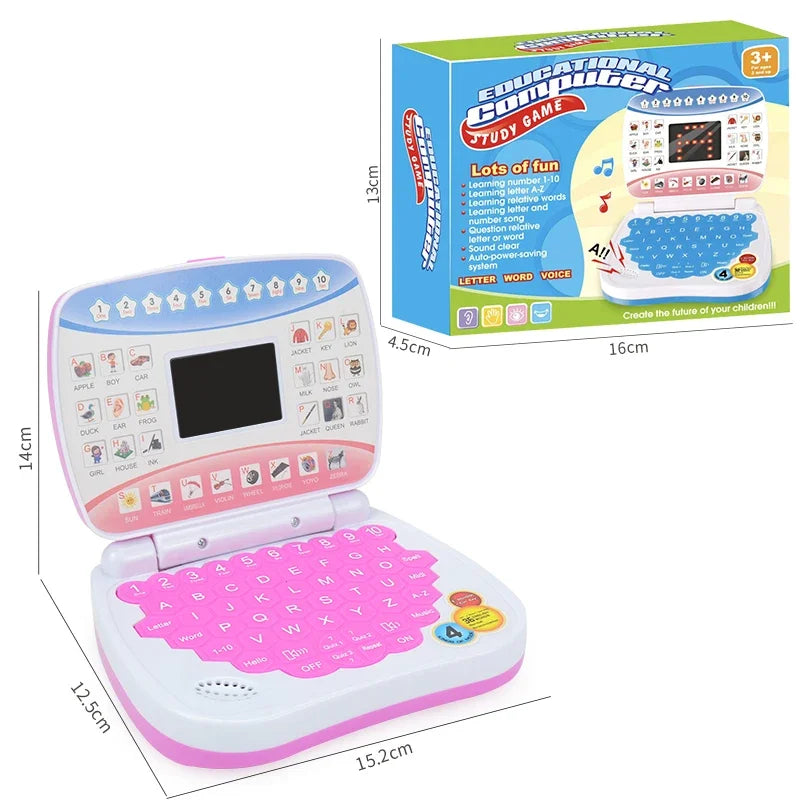 Kids Educational Laptop Toy – Interactive Learning Computer for Ages 3+