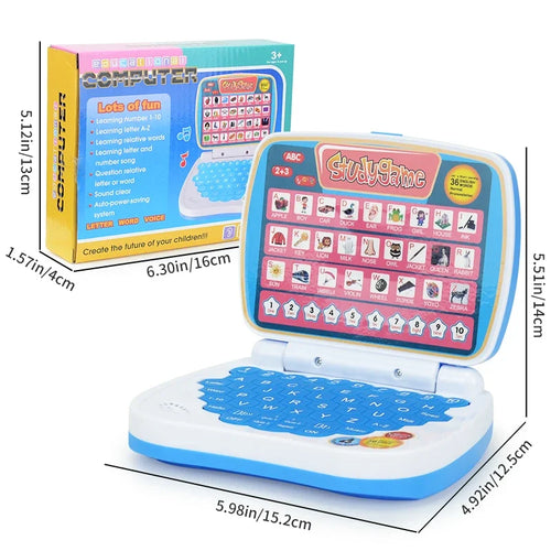 Kids Educational Laptop Toy – Interactive Learning Computer for Ages 3+
